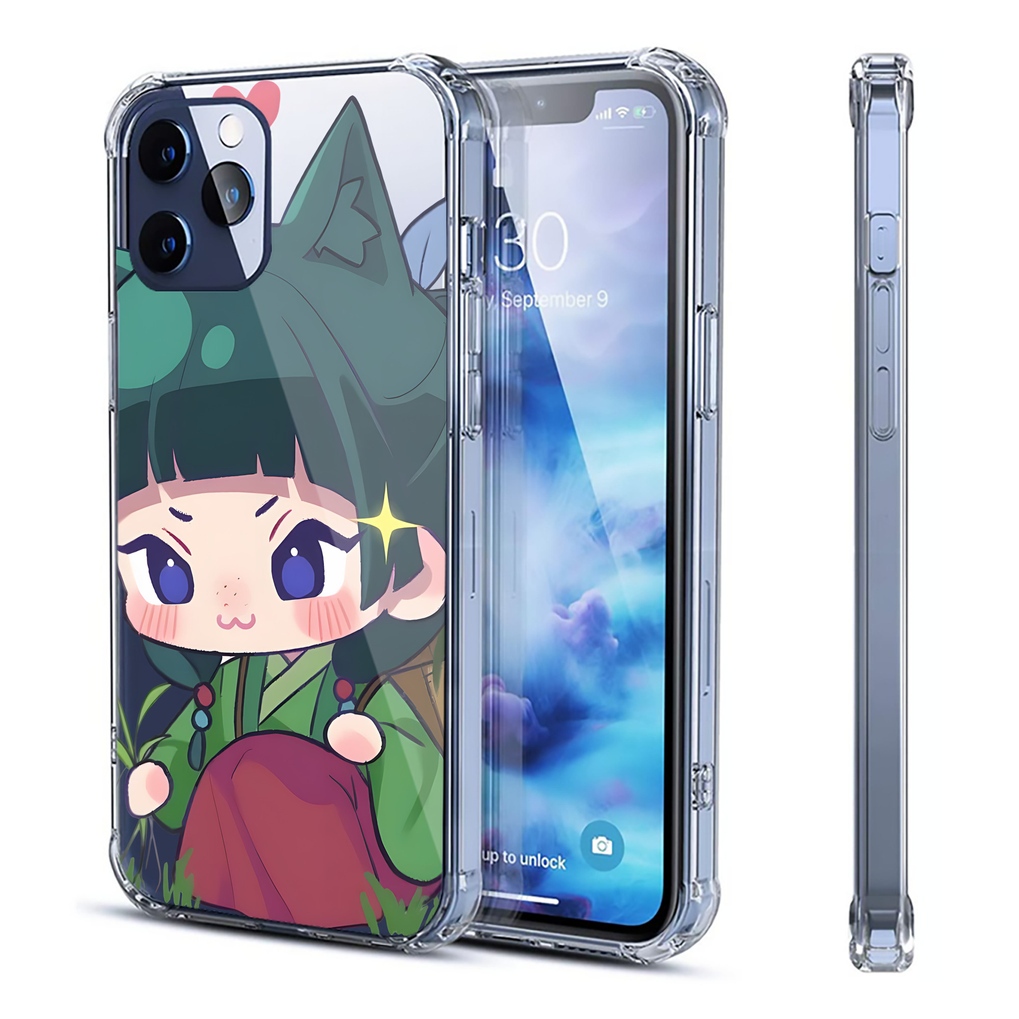 （画像用） 薬屋のひとりごと The Apothecary Diaries 【iPhone 12シリーズ対応】透明スマホケース（クリアソフトケース）